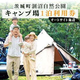 【ふるさと納税】キャンプ 茨城町 キャンプ場 関東 おすすめ 家族 友達 ソロキャンプ 046茨城町涸沼自然公園キャンプ場利用券