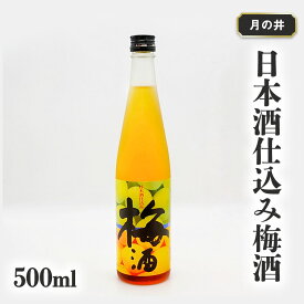 【ふるさと納税】日本酒 仕込み 梅酒 月の井 500ml 大洗 地酒 国産梅 低糖