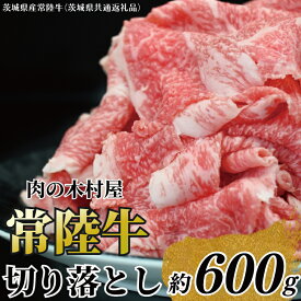 【ふるさと納税】黒毛和牛 「常陸牛」 切り落とし 約600g（茨城県共通返礼品・茨城県産）ブランド牛 銘柄牛 常陸牛 牛 牛肉 肉 切落し 切落とし 茨城 茨城県産 国産 冷凍 焼肉 BBQ