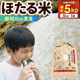 【ふるさと納税】精米 5kg ほたる米【令和6年産】お米 米 ご飯 城里町 桂農産 ＼那珂川の清流ホタル米／【配送不可地域：離島】 (AX009)
