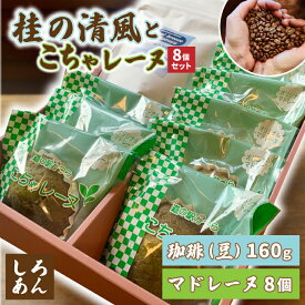 【ふるさと納税】珈琲豆とこちゃレーヌ8個【桂の清風】(AF109)