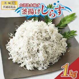 【ふるさと納税】大津港水揚げの釜揚げしらす 1kg (茨城県共通返礼品:北茨城市)【配送不可地域：離島】 (BC003)