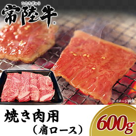 【ふるさと納税】牛肉 常陸牛 A4 A5 ランク ブランド牛 茨城県産 肉 黒毛 和牛 19-07黒毛和牛【常陸牛】焼き肉用600g（肩ロース）