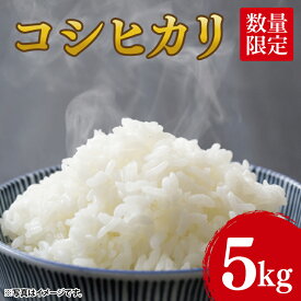 【ふるさと納税】【2026年3月上旬から順次発送】【令和7年産】コシヒカリ5kg「茨城県産 茨城県産米」【米 おこめ こしひかり 農家直送 直送 茨城県 阿見町】（68-01）