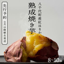 【ふるさと納税】【 先行予約 2025年1月以降発送 】 oimo_tokyo 熟成 焼き芋 八千代町産 紅はるか 8本～10本 冷蔵 冷やし やきいも 食物繊維 さつまいも 美容 健康 スイーツ おやつ 小分け 茨城県産