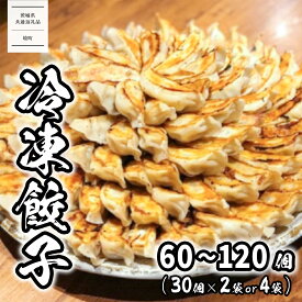 【ふるさと納税】餃子 ぎょうざ 冷凍食品 惣菜 道の駅さかい特製 餃子 60個 (30個×2袋) 120個 (30個×4袋) 冷凍 小分け ローズポーク使用 肉 豚肉 加工品 ぎょうざ【茨城県共通返礼品】
