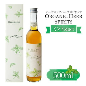 【ふるさと納税】ハーブスピリッツ　ミント　500ml