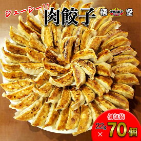 【ふるさと納税】宇都宮餃子専門店 悟空 肉餃子 22g×70個入【餃子 冷凍 ぎょうざ ギョーザ 名物 惣菜 国産野菜 国産豚肉 おかず 弁当 晩ご飯 晩酌 おつまみ お取り寄せ グルメ 簡単調理 お手軽 時短 冷凍食品 小分け 栃木県 宇都宮市】※離島への配送不可