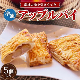 【ふるさと納税】【楽天限定】アップルパイ5個入り