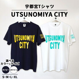 【ふるさと納税】宇都宮Tシャツ UTSUNOMIYA CITY ｜ オリジナル 男女兼用 綿100% 栃木県 宇都宮市 トチギマーケット ※北海道・沖縄・離島への配送不可