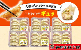 【ふるさと納税】「宇都宮餃子館」の チーズ餃子 8個入り×6パック(計48個)【 餃子 冷凍 ぎょうざ 栃木県 宇都宮市 】※配送不可地域：離島