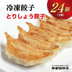 【ふるさと納税】【とりしょう】餃子　24個入り【ぎょうざ ギョウザ ギョーザ 冷凍食品 冷凍餃子 惣菜 夜ご飯 おかず おつまみ 手軽 時短 お取り寄せ グルメ 送料無料 栃木県 宇都宮市】※着日指定不可※北海道・沖縄・離島への配送不可