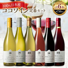 【ふるさと納税】ココワイン/ワイン6本セット【 ワイン お酒 栃木県 足利市 】 F7Z-022