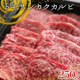 【ふるさと納税】【牛肉の理想的部位】足利マール牛 トモサンカクカルビ250g 栃木県 足利市 F7Z-1409