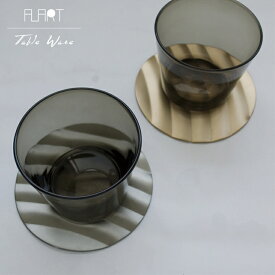 【ふるさと納税】ALART〈アルアート〉　Signage コースター6枚セット　（グレー3枚・ゴールド3枚）テーブルウェア　モデルルーム等で使用多数【コースター テーブルウェア おしゃれ 食卓 和モダン 栃木県 足利市 】 F7Z-231