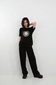 【ふるさと納税】足利市 マンホールTシャツ 黒 XL【Tシャツ レディース メンズ 半袖 半袖Tシャツ シャツ マンホール クルーネック カジュアル 栃木県 足利市 】 F7Z-554