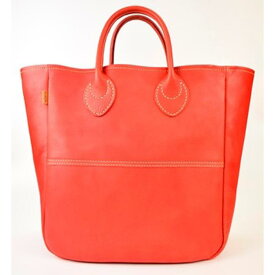 【ふるさと納税】栃木レザー使用｜ソフトな手触り 本革 A4対応トートバッグ｜Tote bag 03 M｜レッド｜minca（全7色）