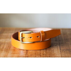 【ふるさと納税】【minca】幅30mmベルト 栃木レザーの希少な「ハーネスレザー」使用の贅沢な1枚革のレザーベルト/キャメル/HL-B01/CAMEL/minca　588【小物 ファッション 人気 おすすめ 】