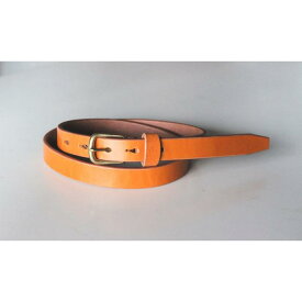 【ふるさと納税】【minca】細幅20mmベルト 栃木レザーの希少な「ハーネスレザー」使用の贅沢な1枚革のレザーベルト/キャメル/HL-B04/CAMEL【小物 ファッション 人気 おすすめ 】