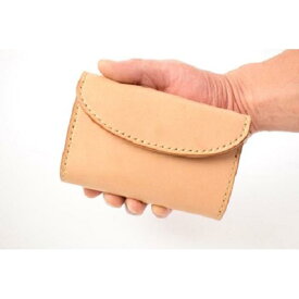 【ふるさと納税】【minca】栃木レザーの三つ折り財布 ミドルサイズ ハンドステッチ滑らかな手触り/Middle wallet 01　518【雑貨 ファッション 人気 おすすめ 】