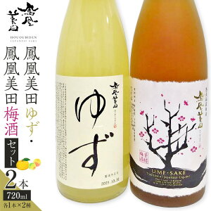 【ふるさと納税】鳳凰美田ゆず・鳳凰美田梅酒セット 720ml×2本 | お酒 さけ リキュール 日本酒 地酒 梅酒 フルーティ 柚子 梅 人気 ギフト 小林酒造 栃木 | お酒 さけ 人気 おすすめ 送料無料