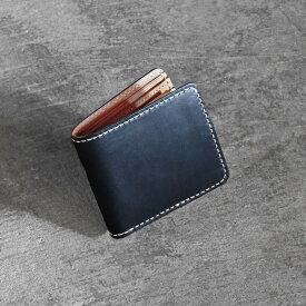 【ふるさと納税】【カラー選択可能】栃木レザー使用｜滑らか本革二つ折り財布｜Half wallet 01C｜minca（全7色)