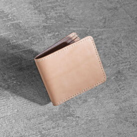 【ふるさと納税】【カラー選択可能】栃木レザー使用｜滑らか本革二つ折り財布｜Half wallet 01C｜minca（全7色)