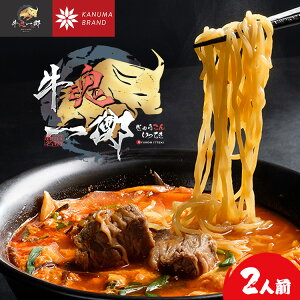 【ふるさと納税】かぬまブランド認定 鹿沼カルビラーメン カルビが生む極上の「旨味」 牛魂一擲(Gyukon Itteki)カルビラーメン 2人前