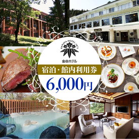 【ふるさと納税】[金谷ホテル] 宿泊＆館内利用券 6,000円分｜日光市 ホテル 観光 旅行 旅行券 宿泊 宿泊券 チケット 夏休み 紅葉 [0033]