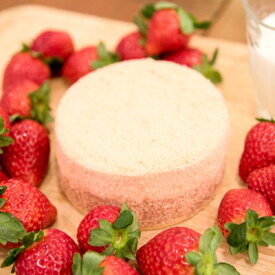 【ふるさと納税】いちごのダブルフロマージュ　1個(直径12cm)【配送不可地域：離島】【1443420】