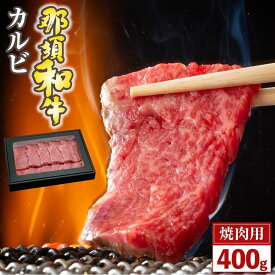 【ふるさと納税】那須和牛　カルビ（焼肉用）400g（2～3人前）