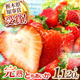 【ふるさと納税】【先行予約】【数量限定】幸せを呼ぶハート型 新品種とちあいか 1120g ＜2025年12月より収穫・順次発送予定＞ | いちご イチゴ 苺 フルーツ ハート形 とちあいか 果物 産地直送 栃木県産 栃木県 矢板市