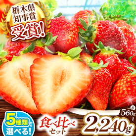 【ふるさと納税】【先行予約】【選べる品種】【選べるグラム数】苺の贅沢! いちご4種類 食べ比べセット 560g 1120g 1680g《12月より収穫・順次出荷予定》| いちご 苺 フルーツ 果物 甘い 美味しい とちおとめ とちあいか スカイベリー ミルキーベリー 選べる 栃木県 矢板市