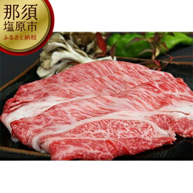 【ふるさと納税】那須野ヶ原和牛　肩ロースしゃぶしゃぶ600g(3～6人前)【牛肉　肩　ロース　しゃぶしゃぶ　600g　6人前　ABCミート　閉鎖型牛舎　飼養管理　強制排気　すき焼き　牛丼 栃木県 那須塩原市 】