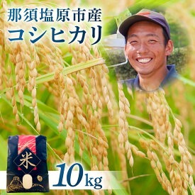 【ふるさと納税】 【令和7年産米】那須塩原市産コシヒカリ　10キロ 栃木県 那須塩原市 お米 米 コシヒカリ ブランド米 ごはん おにぎり 白米 送料無料