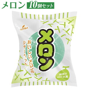 【ふるさと納税】メロン 10個セット|フタバ食品 アイス シャーベット デザート スイーツ ※離島への配送不可