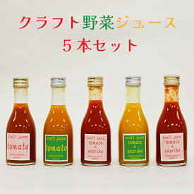 【ふるさと納税】クラフト野菜ジュース　5本セット(DE001)