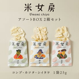 【ふるさと納税】米女房 Umami chips アソートBOX 〔P-188〕｜チップス お米 お出汁 旨味 うるち米 栃木県 那須町産