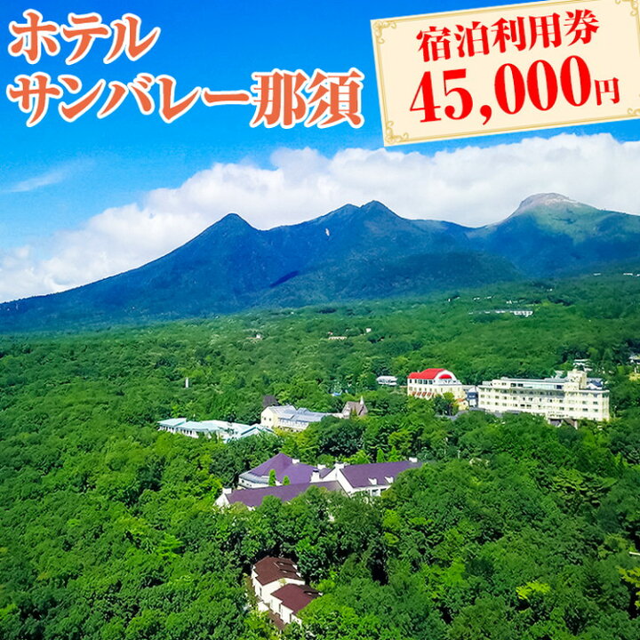 楽天市場】【ふるさと納税】ホテルサンバレー那須 宿泊利用券 45,000円  