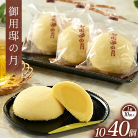 【ふるさと納税】【選べる内容量】御用邸の月 10個入り 1～4箱 【お中元】| お菓子 菓子 和菓子 個包装 ギフト 贈答用 プレゼント お取り寄せ スイーツ おやつ 人気 ランキング カスタード お土産 ご当地 銘菓 有名 那須町