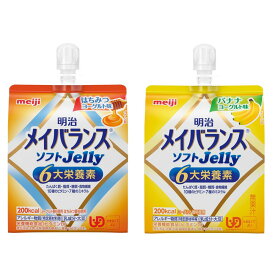 【ふるさと納税】明治メイバランスゼリーはちみつヨーグルト味＆バナナヨーグルト味各6個 | 食品 加工食品 菓子 おかし スイーツ デザート 人気 おすすめ 送料無料