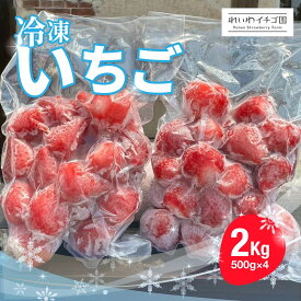 【ふるさと納税】やよいひめ 冷凍いちご 2kg ｜ いちご やよいひめ 冷凍 瞬間冷凍 真空パック 小分け 大容量 スムージー アイス ジャム ひんやり 冷凍 群馬県産 れいわイチゴ園 ルックライン 群馬県 前橋市