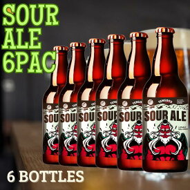【ふるさと納税】SOUR ALE 6本セット｜クラフトビール ビール 微アルコール 女性 フルーティー すっきり 酸味 酒 群馬県 前橋市