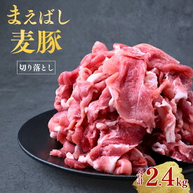 【ふるさと納税】豚肉 まえばし麦豚 満喫セット 切り落とし 300g×8パック 計2.4kg | 上州麦豚 しゃぶしゃぶ 焼肉 薄切り 豚肉 年末 家族 鍋 ロース バラ 人気 ブランド豚 肉 高評価 人気 小分け ブランド 豚 切り落し スライス 赤身 脂 バランス 甘い 群馬県 前橋市