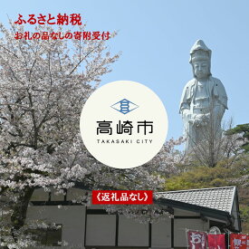 【ふるさと納税】群馬県高崎市への寄附《返礼品はありません》1口1,000円