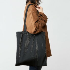 【ふるさと納税】TRICOLUMで制作したトートバッグ　Lサイズ(ゴールド)_ トートバッグ バッグ ゴールド おしゃれ ハンドメイド ファッション 雑貨 ギフト プレゼント 人気 送料無料 【1499796】