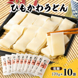 【ふるさと納税】ひもかわ帯麺10入り【1512193】