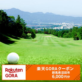 【ふるさと納税】群馬県沼田市の対象ゴルフ場で使える楽天GORAクーポン 寄付額20,000円（クーポン6,000円）