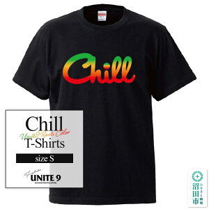 yӂ邳Ɣ[ŁzChill T-Shirts UNITE9 RASTA COLOR ^ sizeS FUNH[UNITE9