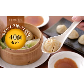 【ふるさと納税】濃厚なスープが決め手、小籠包40個セット 冷凍 中華 おかず 惣菜 F4H-0222